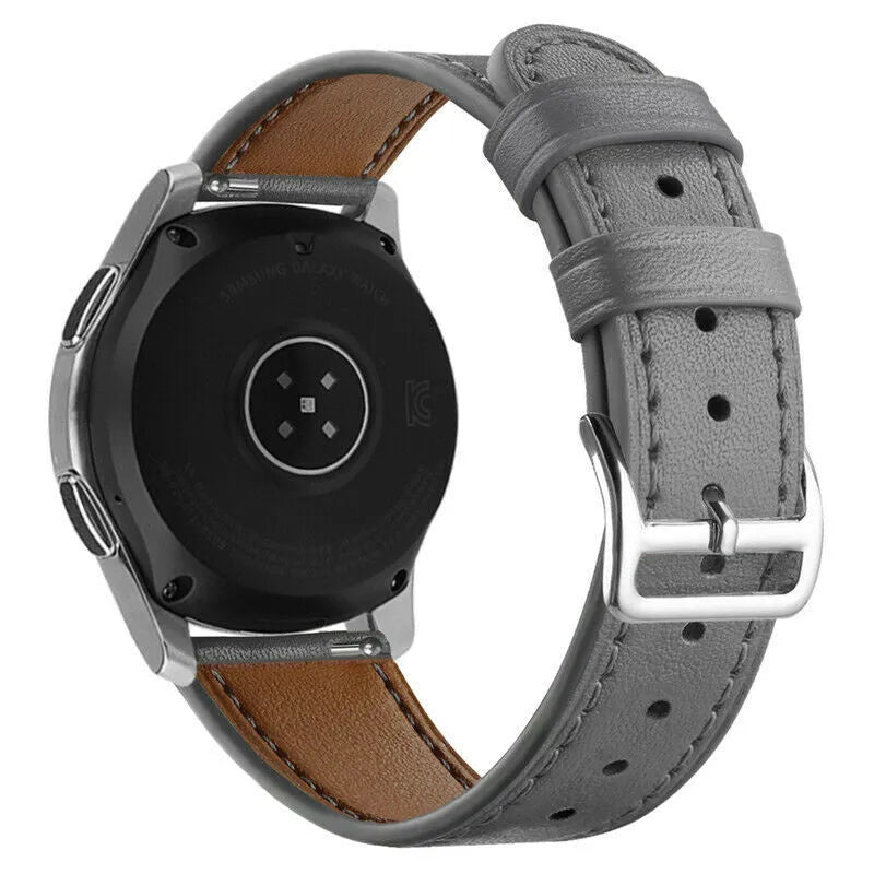 Amazfit Cheetah (Pro) modern leren band (grijs)