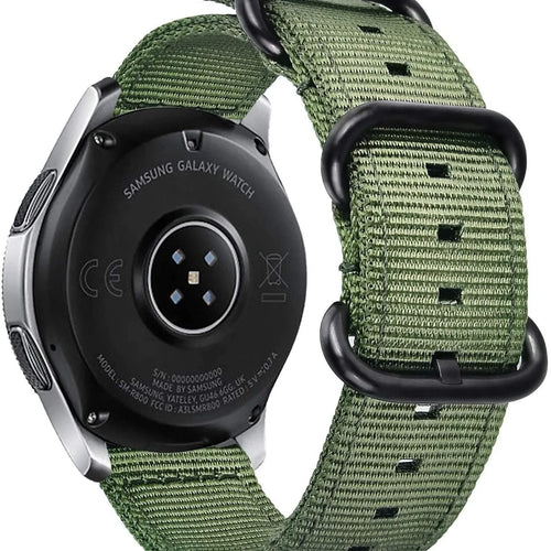Nylon Buckle Strap, on a watch, 3/4 rear view