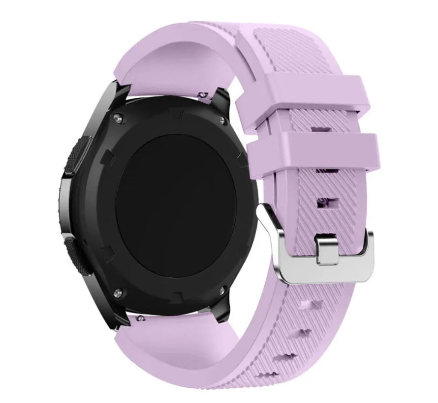 Oppo Watch X twill siliconen bandje (lila)