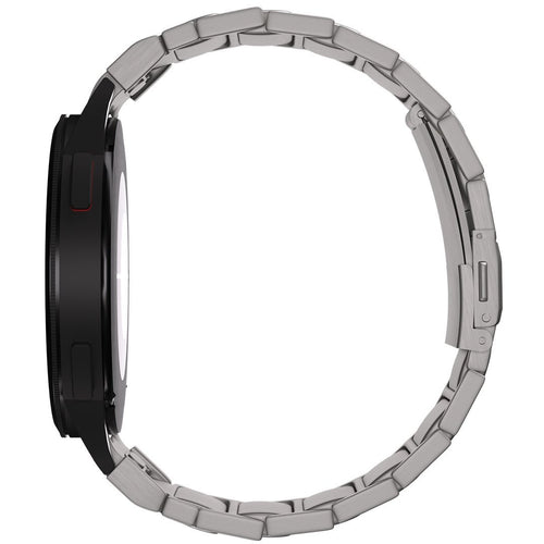 Titanium Strap 'One Push', on a watch, 3/4 rear view