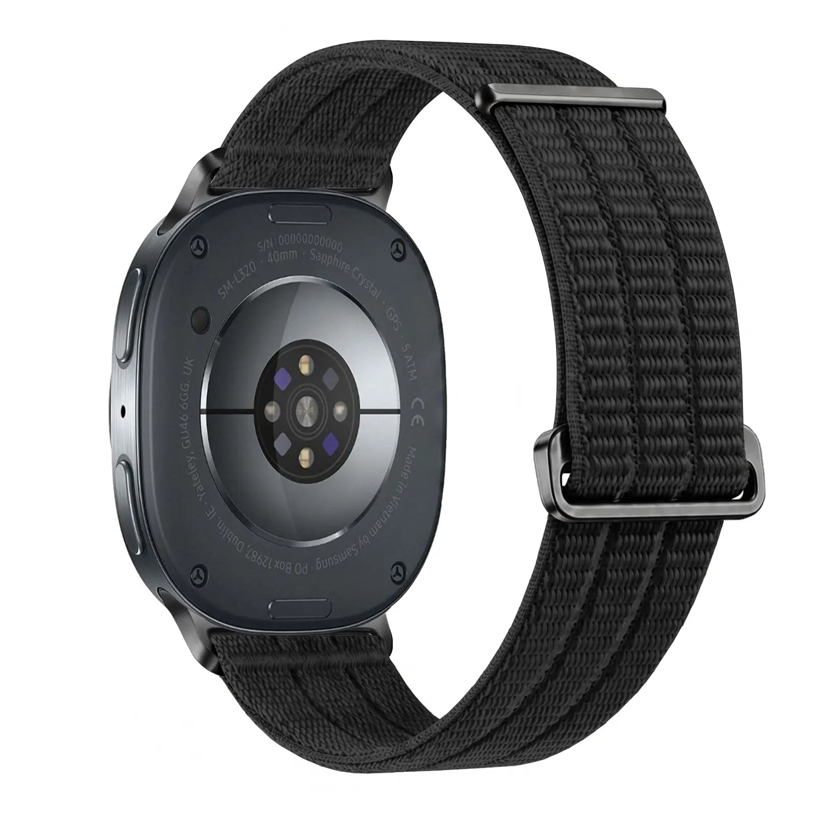 Samsung Galaxy Watch 9 - 40mm nylon air band (zwart)
