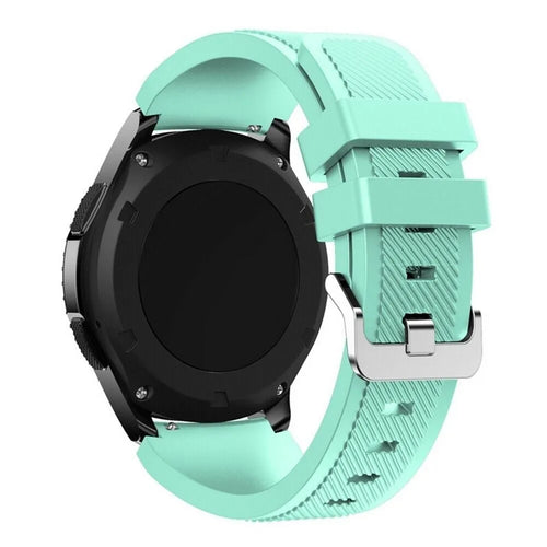 Coros Pace 2 Twill Silicone Strap (Aqua)