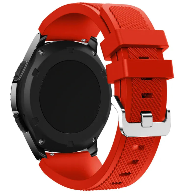 Amazfit Bip 3 (Pro) Twill Silicone Strap (Red)