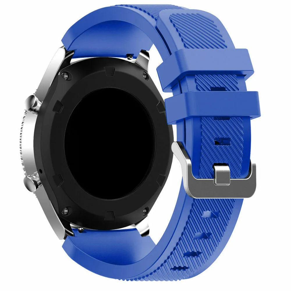 Coros Apex 2 twill siliconen bandje (blauw)