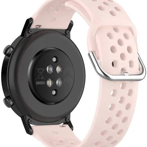 Fossil Gen 4 Explorist (HR) siliconen bandje met gaatjes (roze)