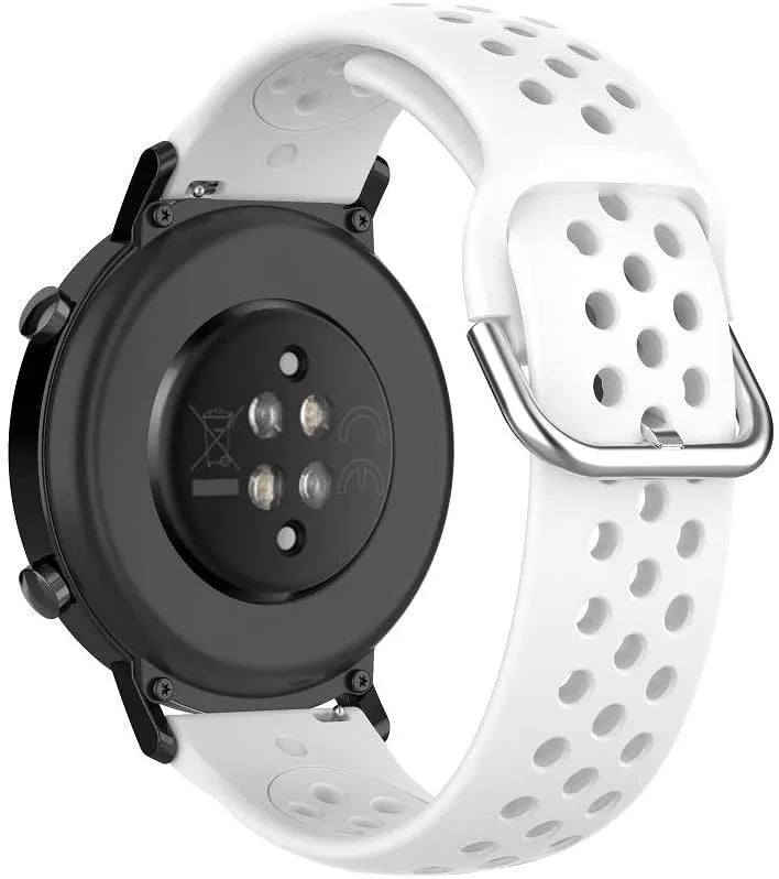 Fossil Gen 4 Explorist (HR) siliconen bandje met gaatjes (wit)