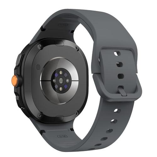 Samsung Galaxy Watch 8 - 40mm Silicone Strap (Dark Grey)