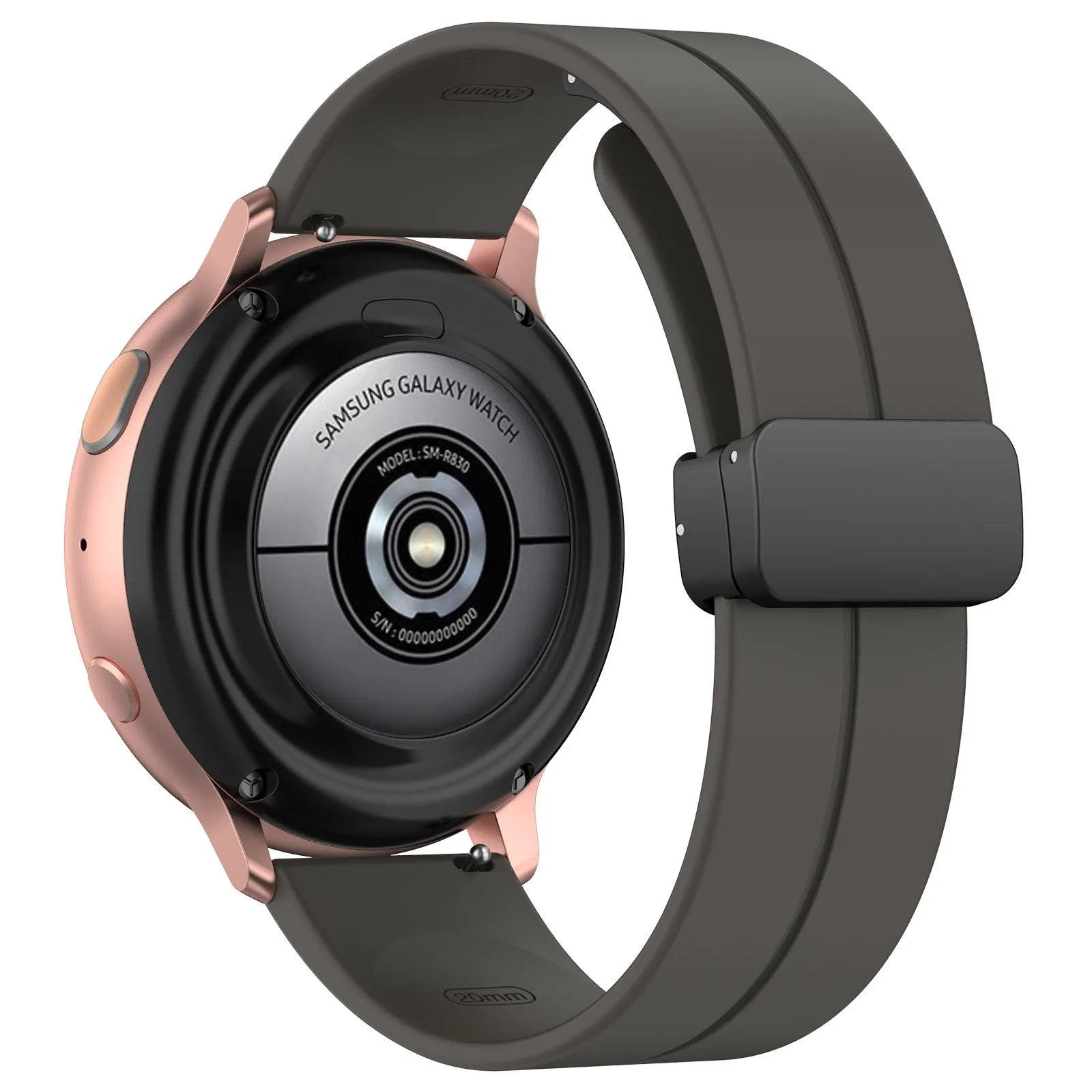 Amazfit Bip 3 (Pro) D-Buckle Silicone Strap (Dark Grey)