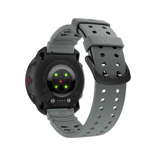 Polar Grit X2 Pro silicone grain band (donkergrijs)