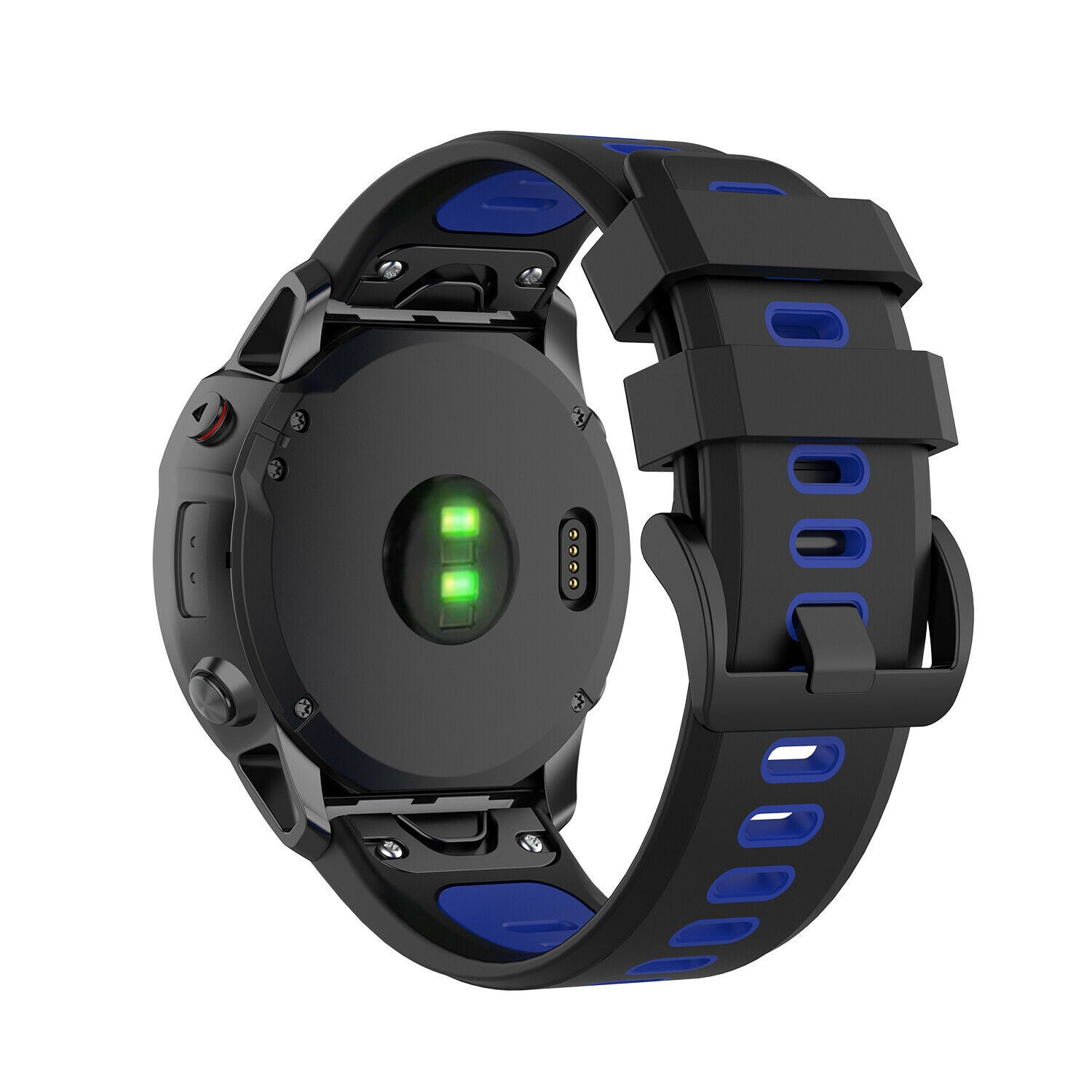 Garmin Fenix 8 Pro - 51mm sport gesp band (zwart/blauw)