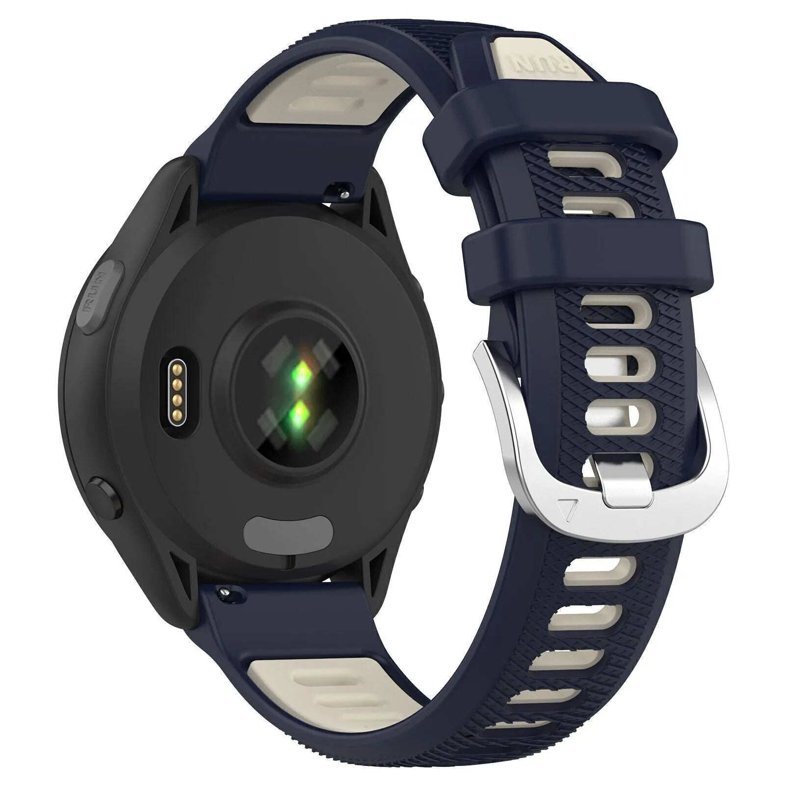 Coros Pace Pro sport gesp bandje (donkerblauw/beige)