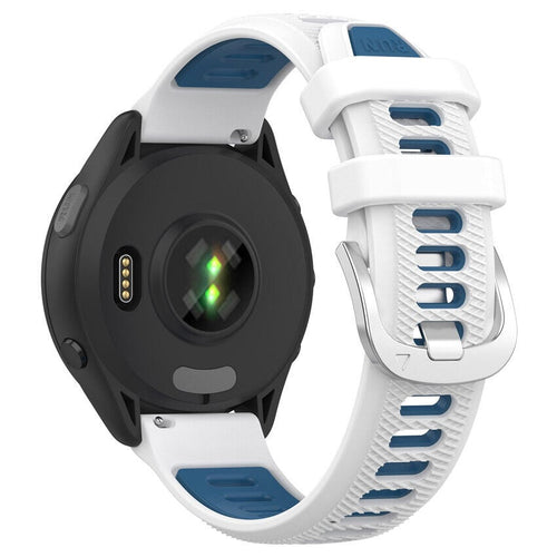 Garmin Vivomove Luxe Sport Buckle Strap (White/Blue)