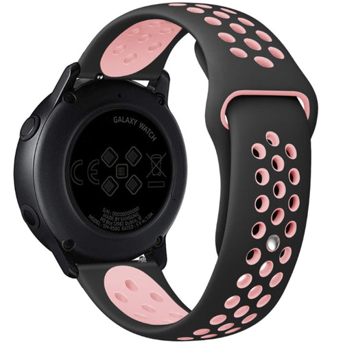 Samsung Galaxy Watch Active sport band (zwart/roze)