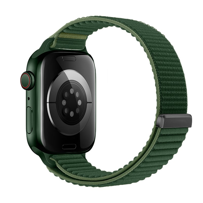 Apple Watch Ultra Wave Nylon Strap (Dark Green)
