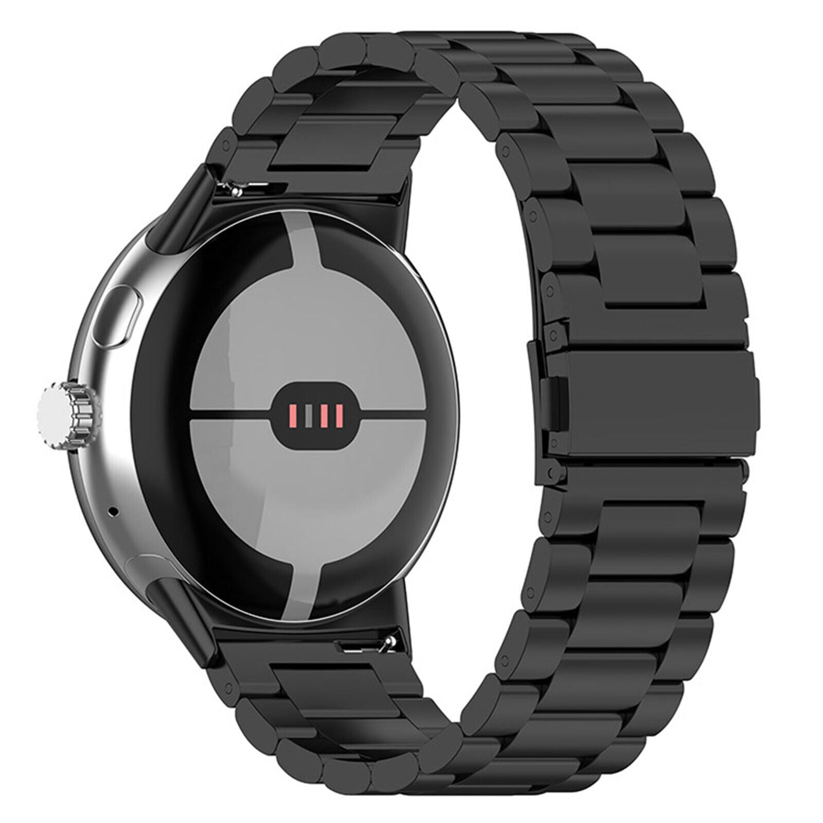 Google Pixel Watch 4 - 45mm stalen band (zwart)