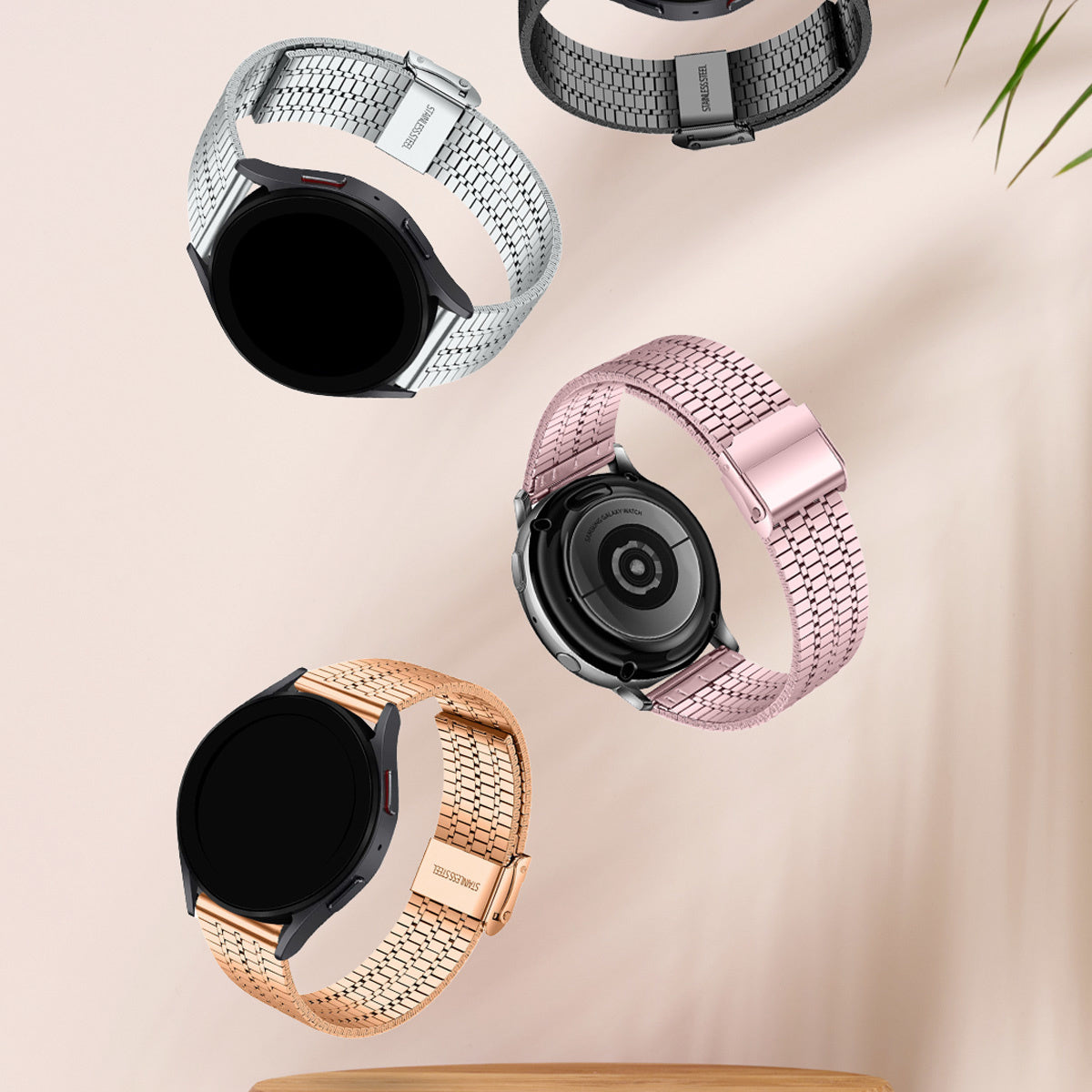 Huawei Watch GT 3 42mm luxe stalen bandje (zilver)