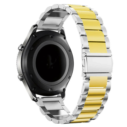 Coros Apex 2 stalen band (zilver/goud)