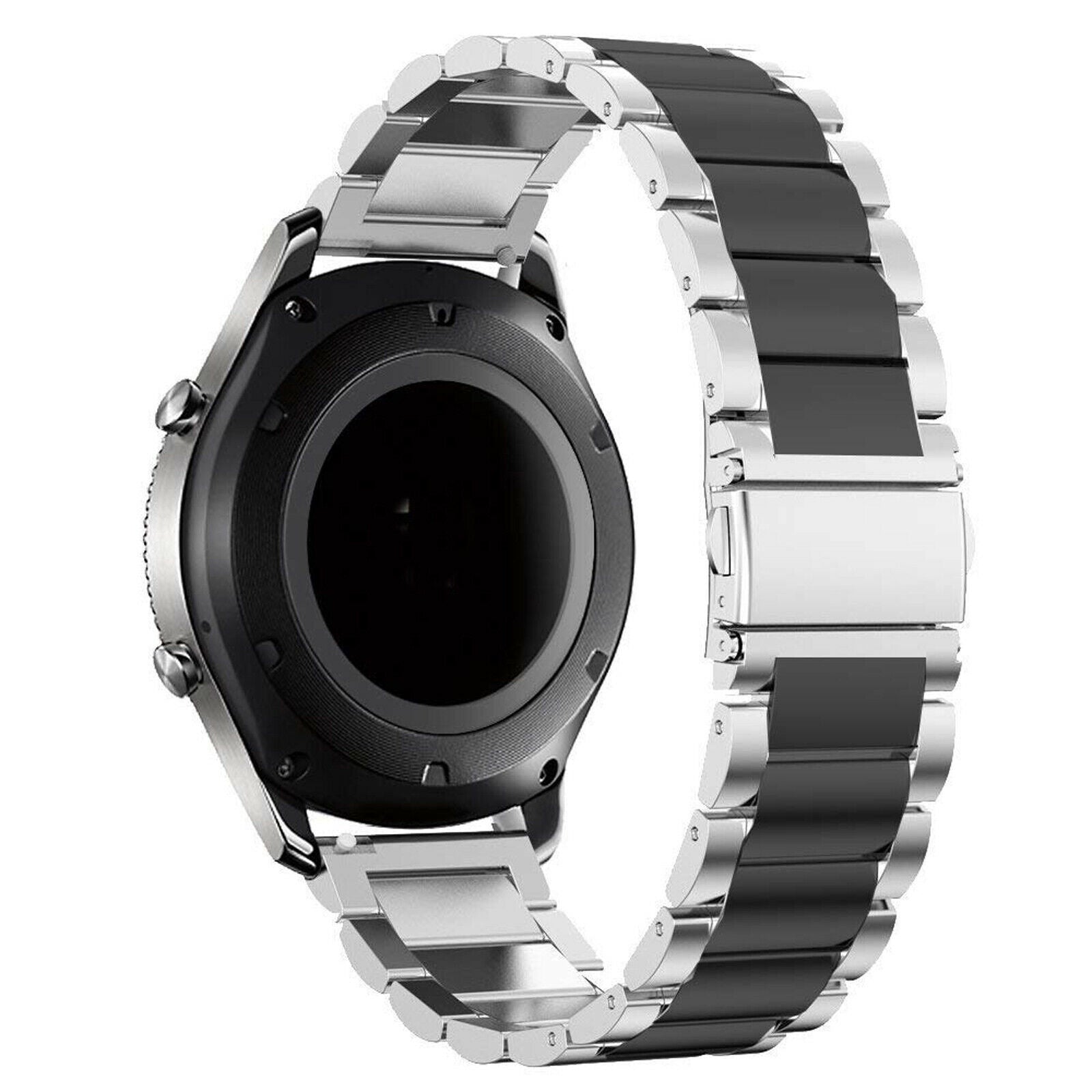 Amazfit Bip 6 stalen band (zilver/zwart)