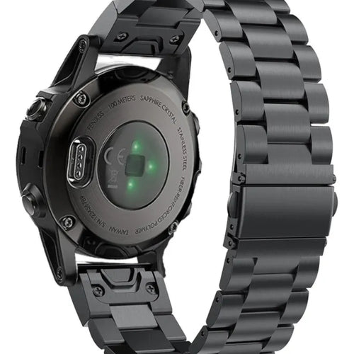 Garmin Approach S70 - 42mm Steel Strap (Black)