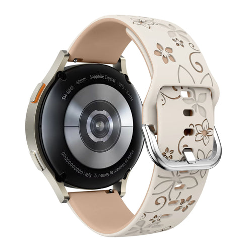 ICE Smart 3.0 Round 1.20 Flower Silicone Strap (Starlight/Beige)