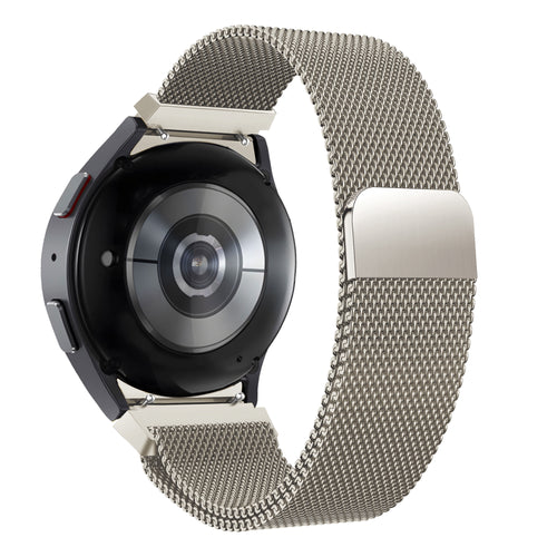 Bandz Samsung Galaxy Watch 7 - 44mm Milanese Loop Strap (Starlight)