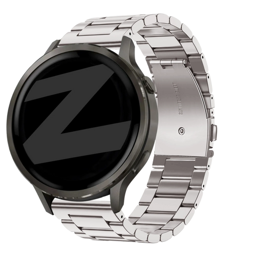 Bandz Garmin Forerunner 265s stalen band 'Classic' (sterrenlicht)