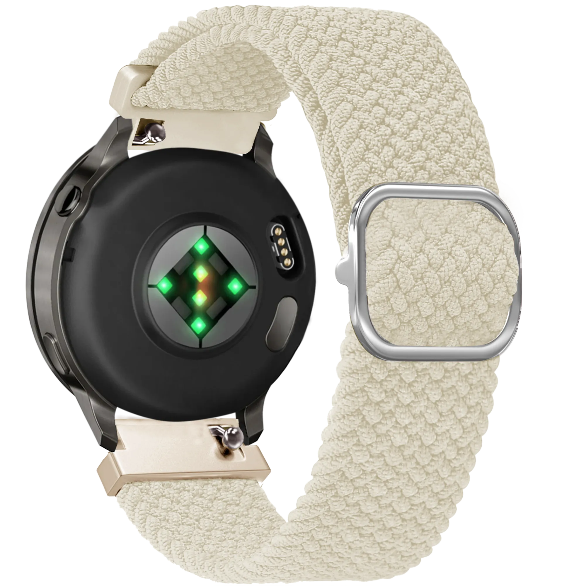 Bandz Garmin Forerunner 265s verstelbare nylon band (sterrenlicht)