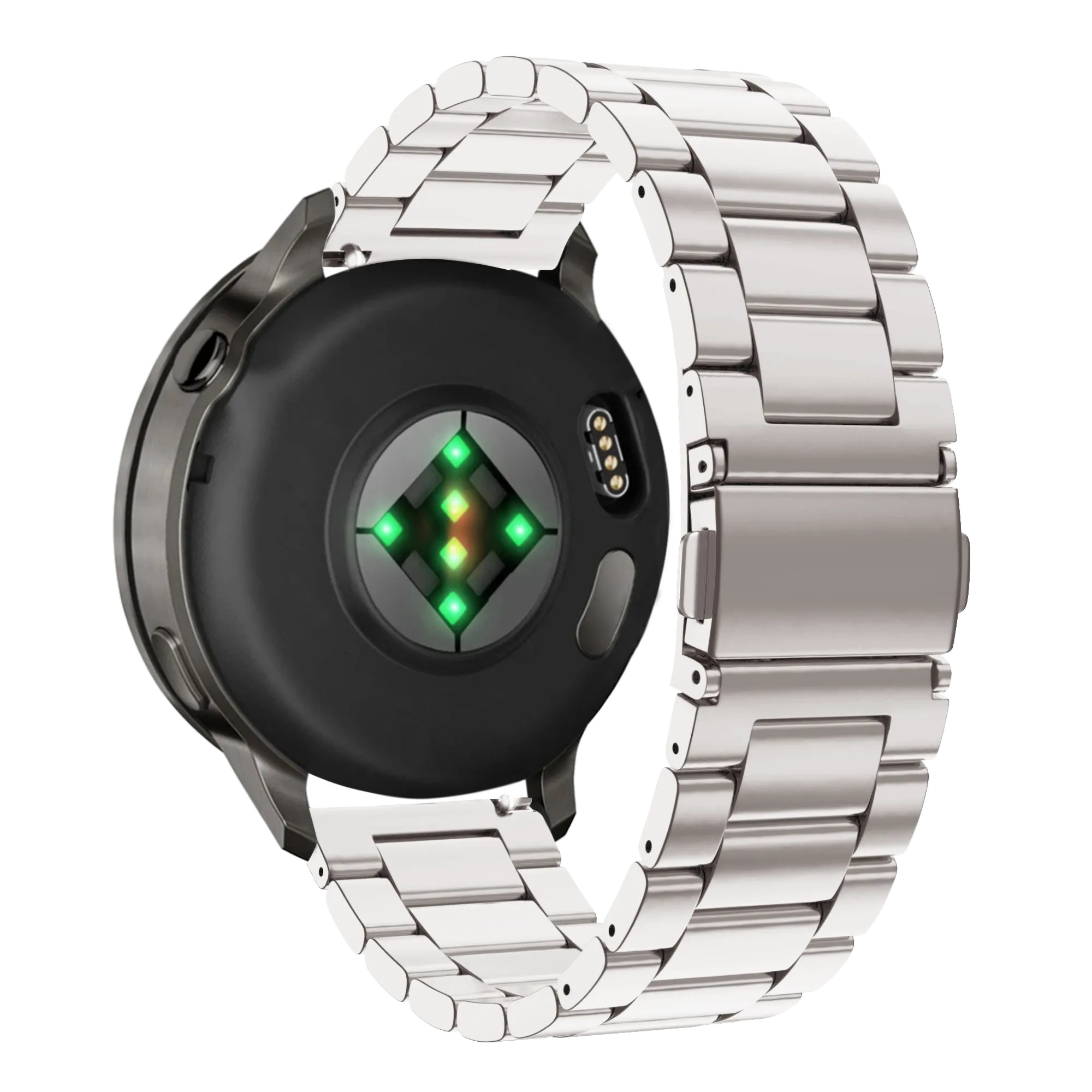 Bandz Garmin Approach S42 stalen band 'Classic' (sterrenlicht)