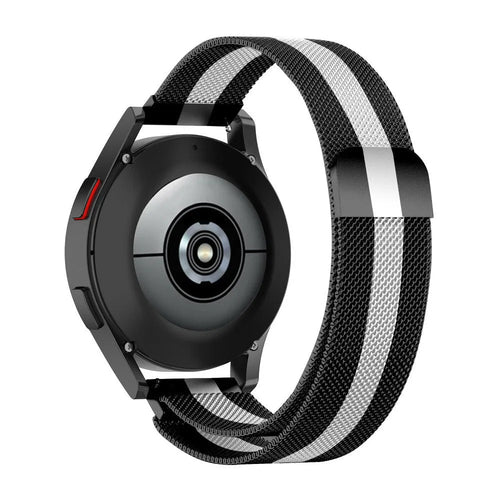 Oppo Watch S Milanese band (zwart/wit)
