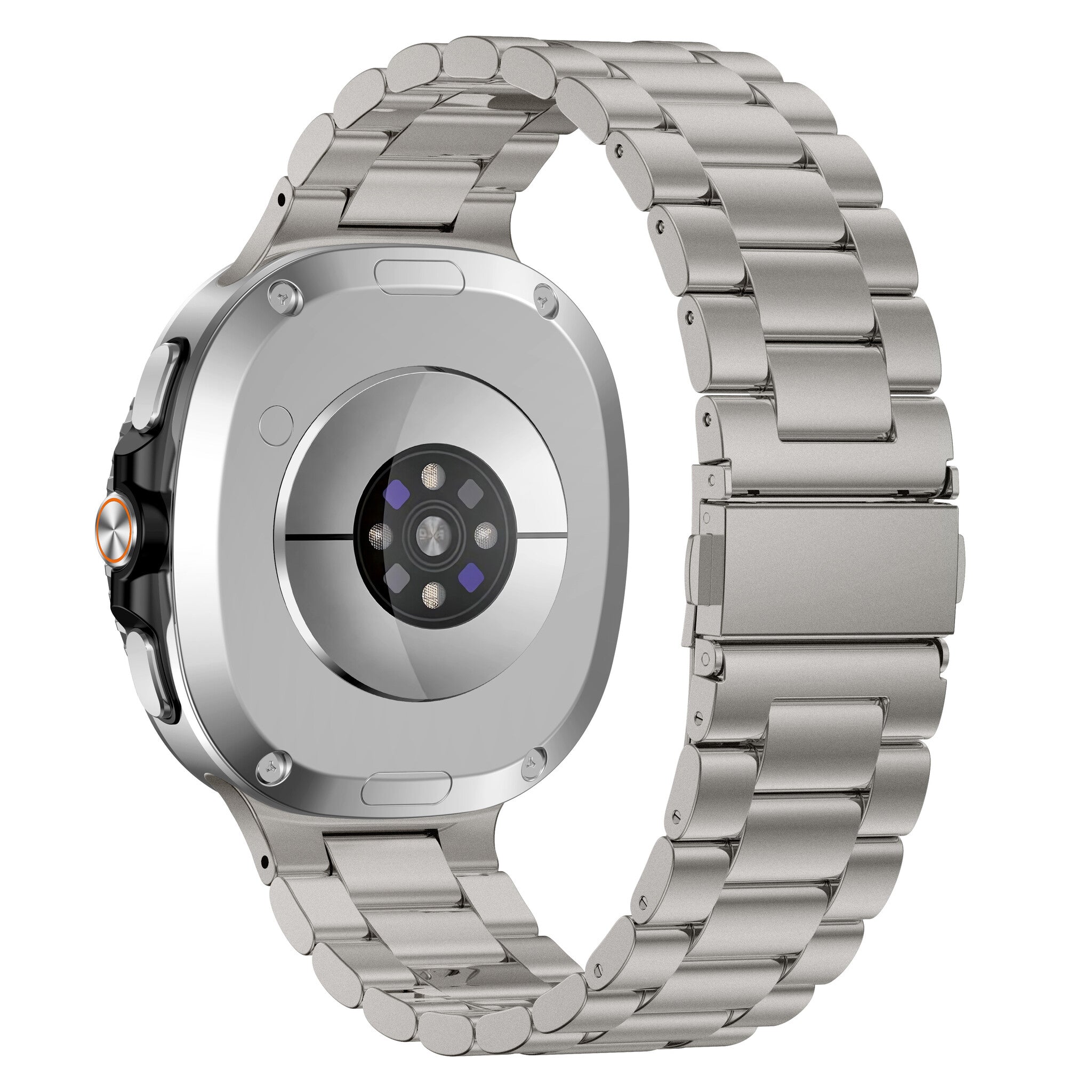 Samsung Galaxy Watch 8 - 44mm stalen bandje (titanium)