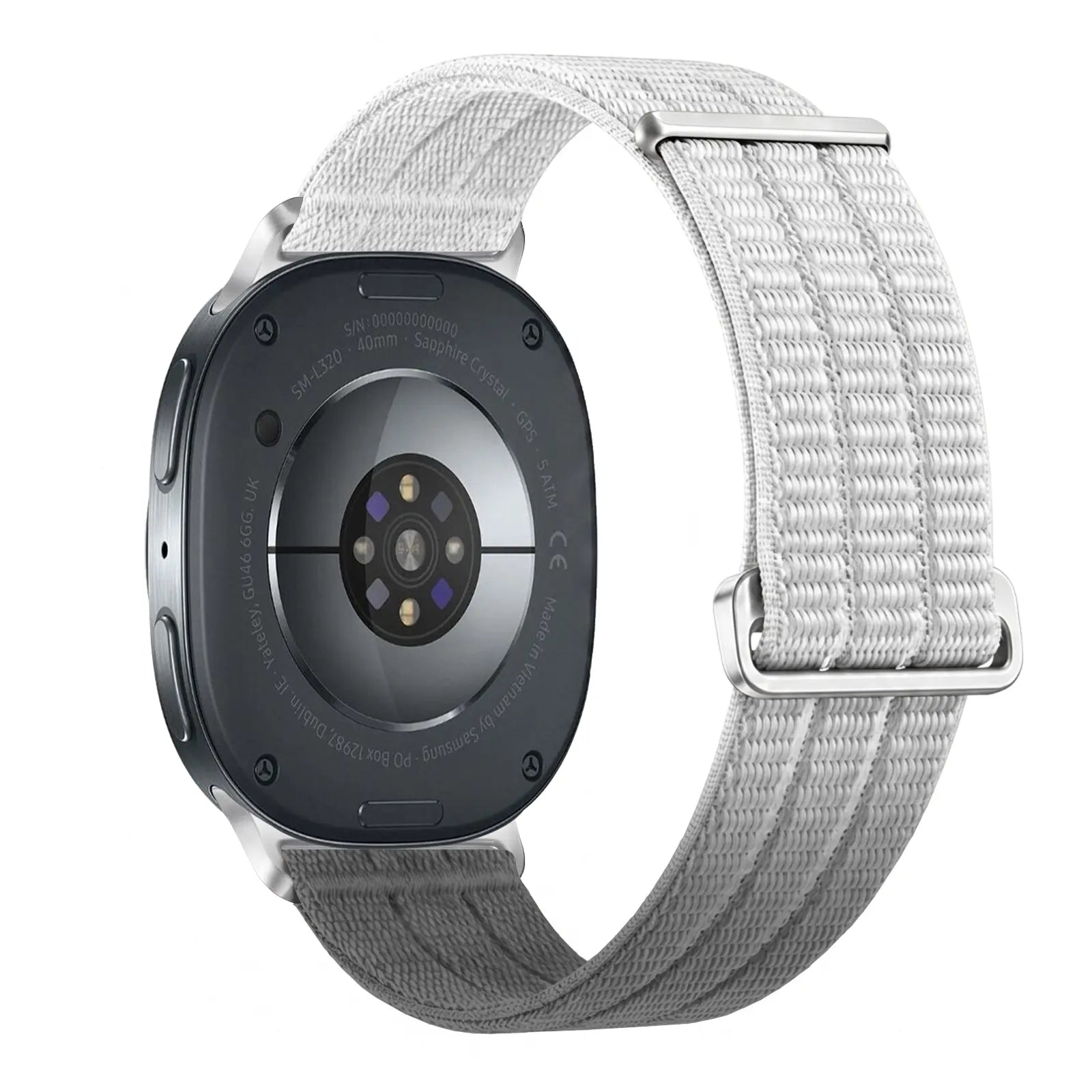 Samsung Galaxy Watch 9 - 44mm nylon air band (gradient grijs)