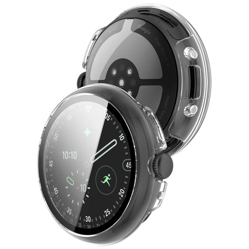 Google Pixel Watch 5 - 45mm hard case met glas (transparant)