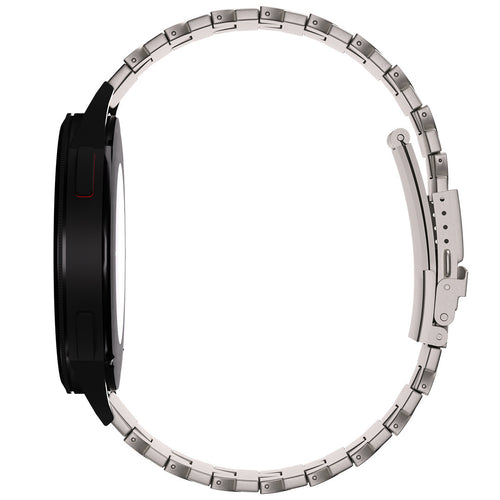 Butterfly Titanium Strap, on a watch, 3/4 rear view