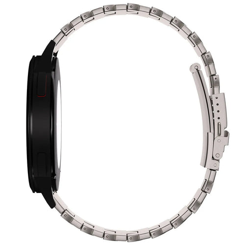Butterfly Titanium Strap, on a watch, 3/4 rear view