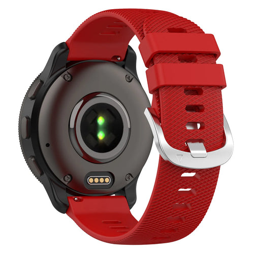 Coros Pace Pro siliconen bandje (rood)