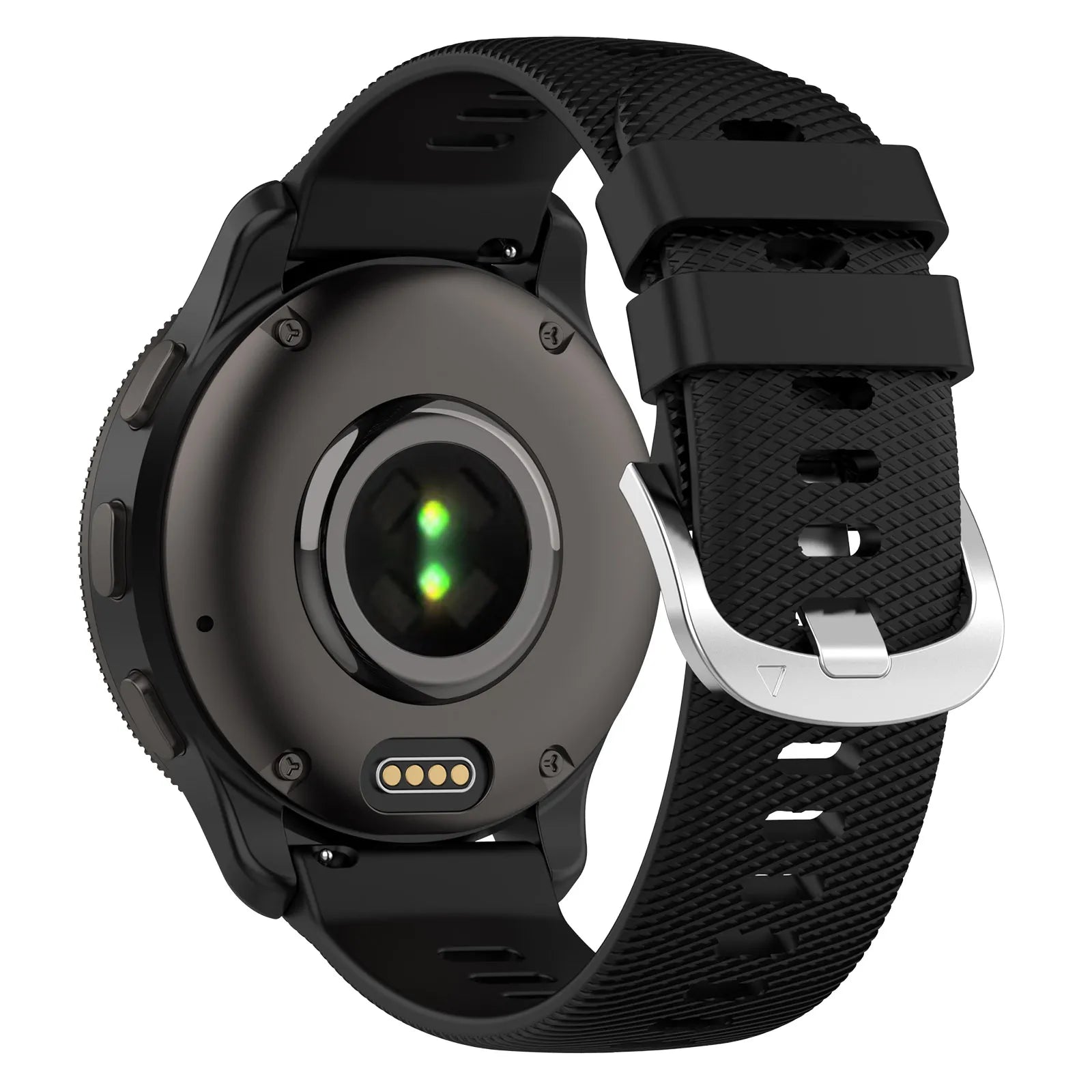 Coros Pace Pro siliconen bandje (zwart)