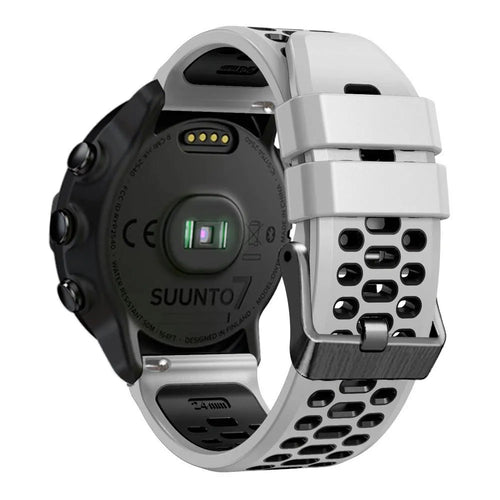 Coros Apex 4 - 46mm sport gesp bandje (wit/zwart)