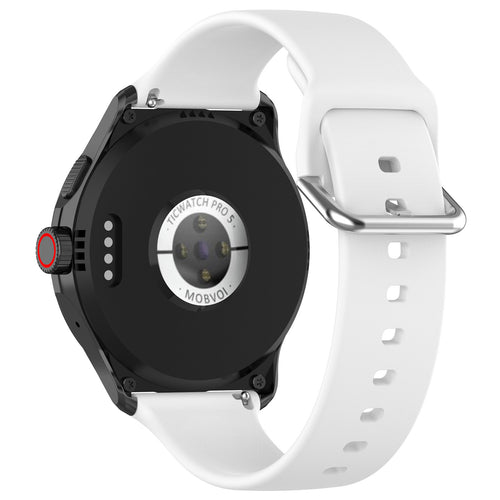 TicWatch Pro 5 Enduro siliconen gesp band (wit)