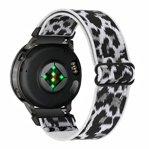 Bandz Denver SW 162 Elastic Nylon Strap (White Leopard)