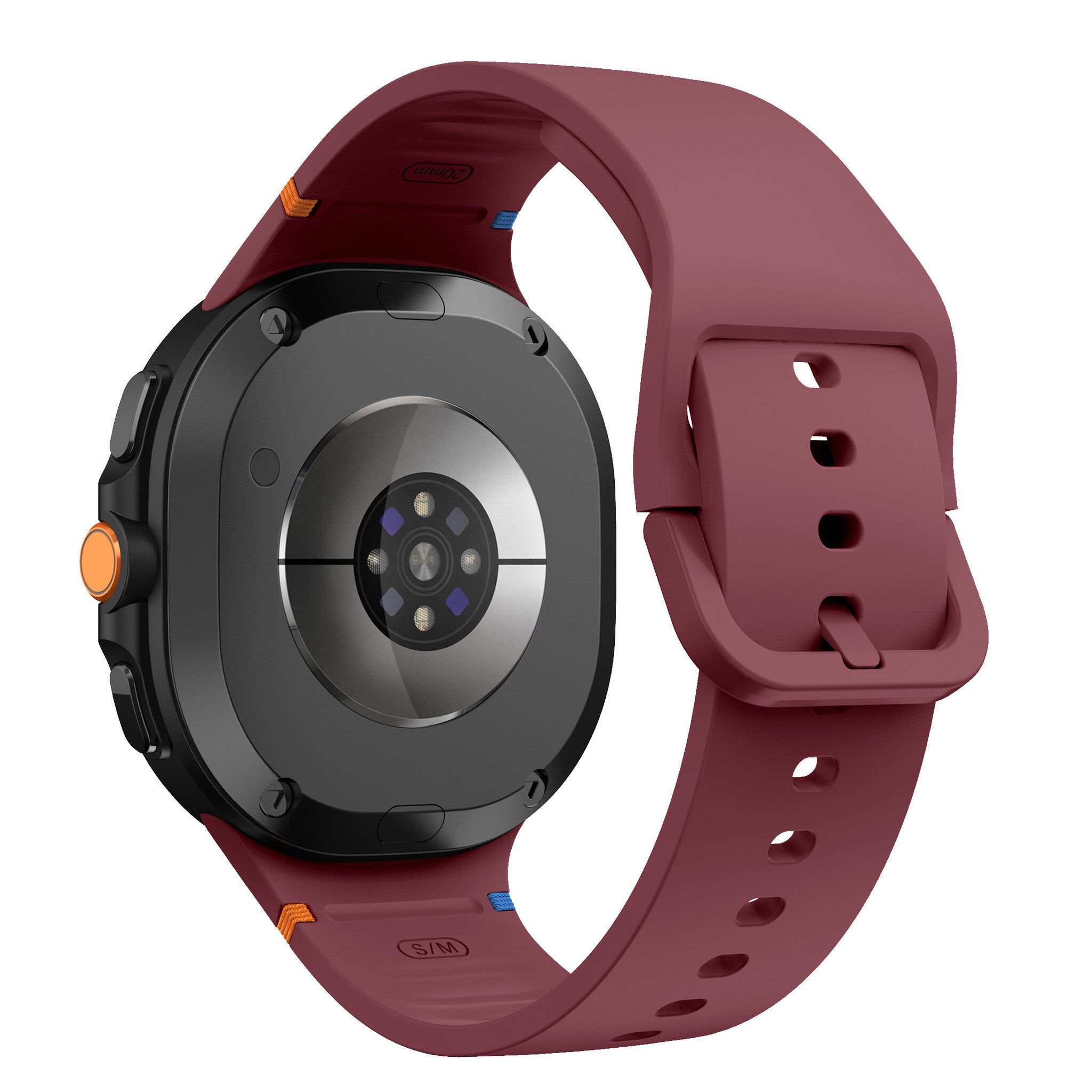 Samsung Galaxy Watch 9 - 44mm Silicone Strap (Wine Red)