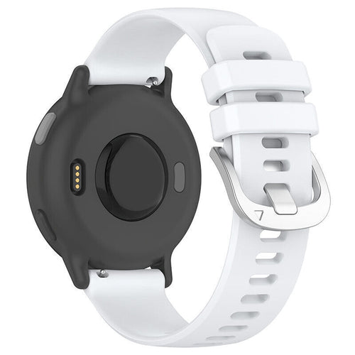 Garmin Vivomove Trend siliconen classic bandje (wit)