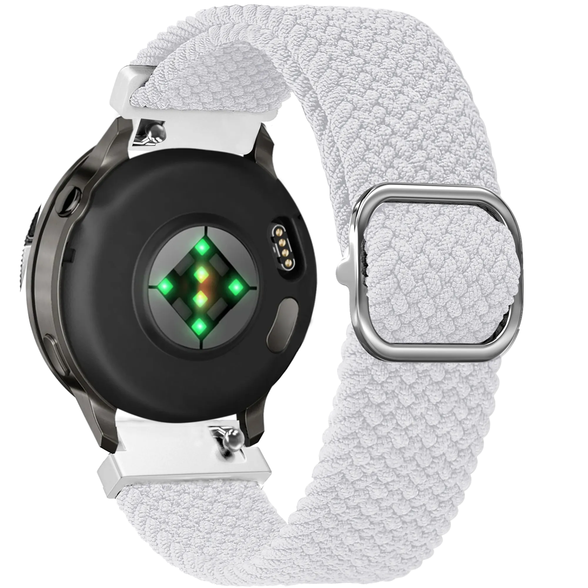 Bandz Garmin Forerunner 265s Adjustable Braided Strap (White)