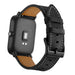 Xiaomi Mi Watch Lite leren bandje (zwart)