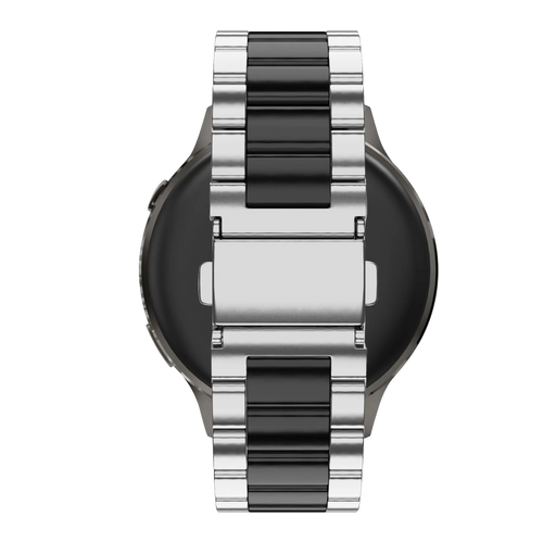 Bandz Garmin Forerunner 70 Steel Strap 'Classic' (Silver/Black)
