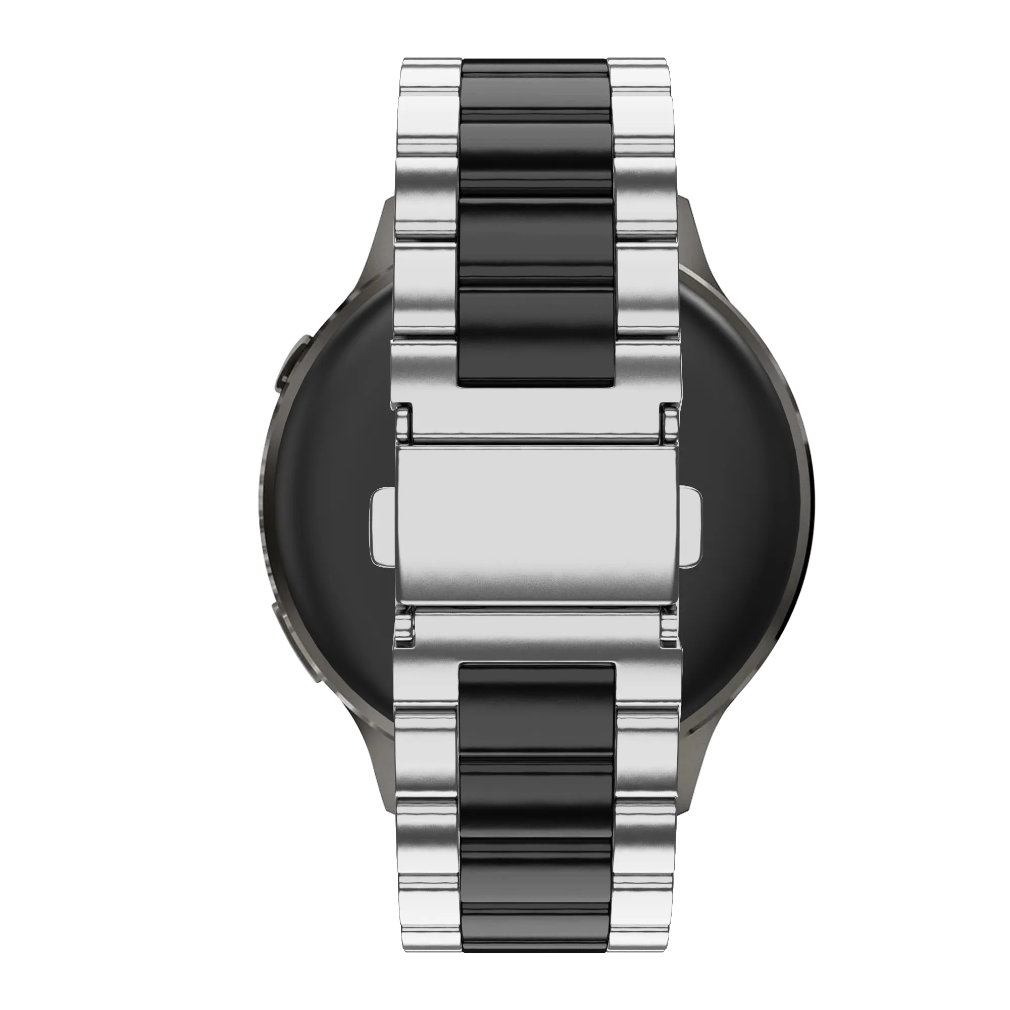 Bandz Garmin Forerunner 170 stalen band 'Classic' (zilver/zwart)