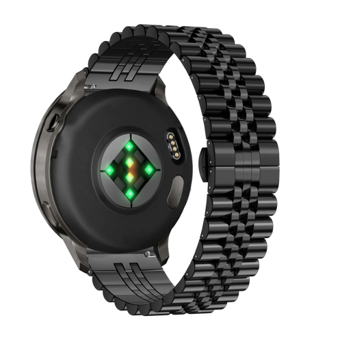 Bandz Garmin Venu Steel Strap 'Jubilee' (Black)