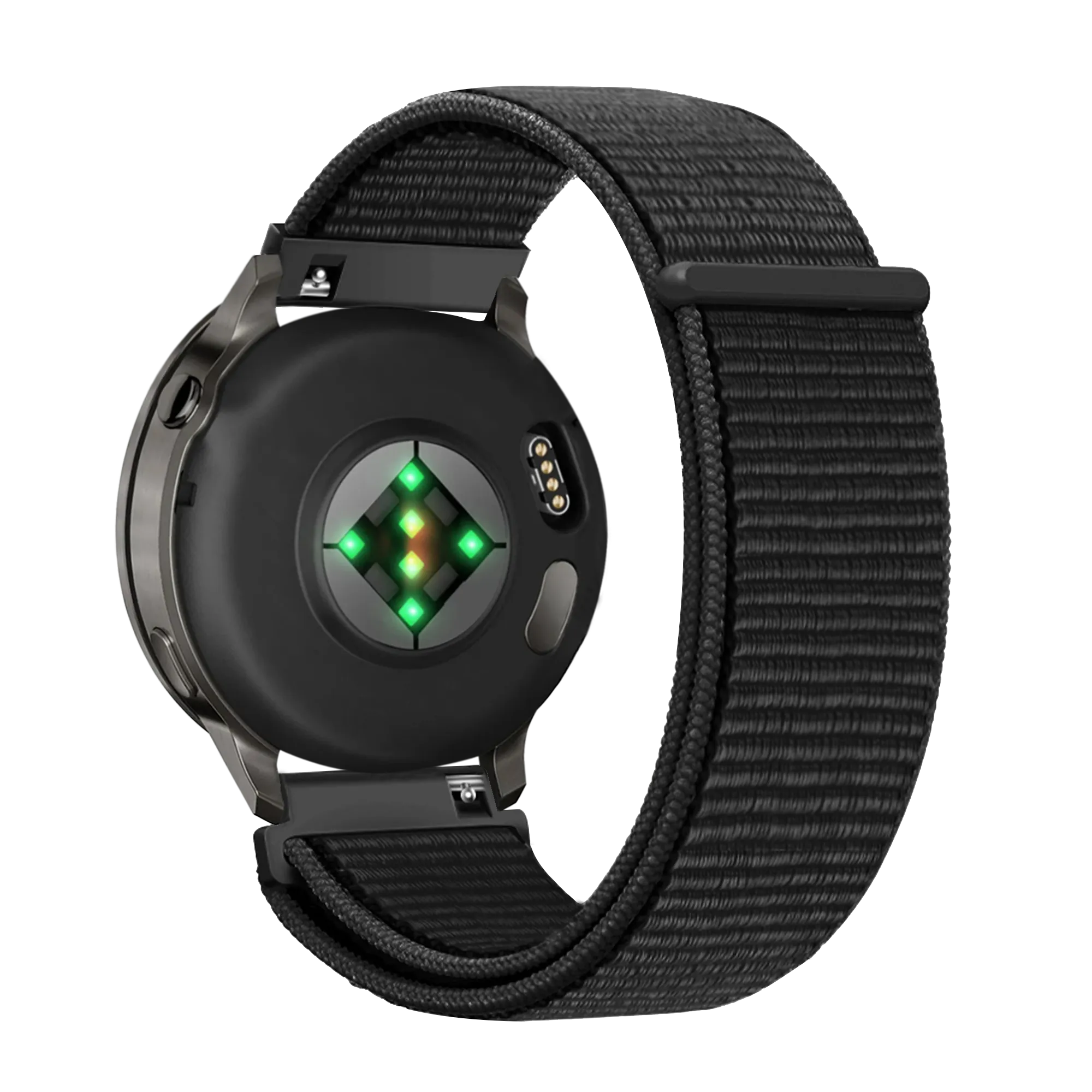 Bandz Garmin D2 Air X15 nylon loop band (zwart)