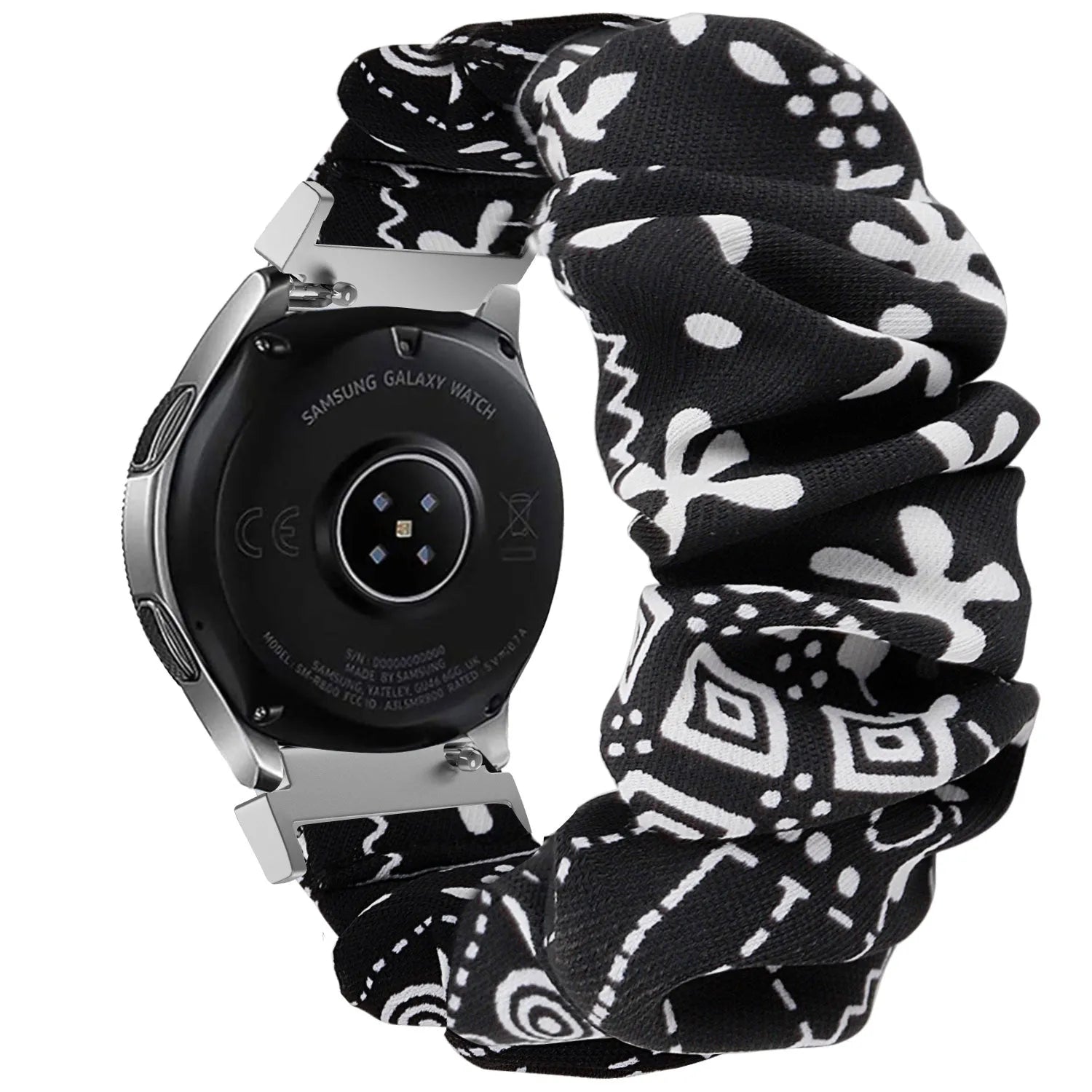 Amazfit GTS 2 scrunchie bandje (zwart mix)