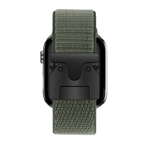 Bandz Apple Watch Ultra Nylon Strap 'Classic' P-Buckle (Army Green)
