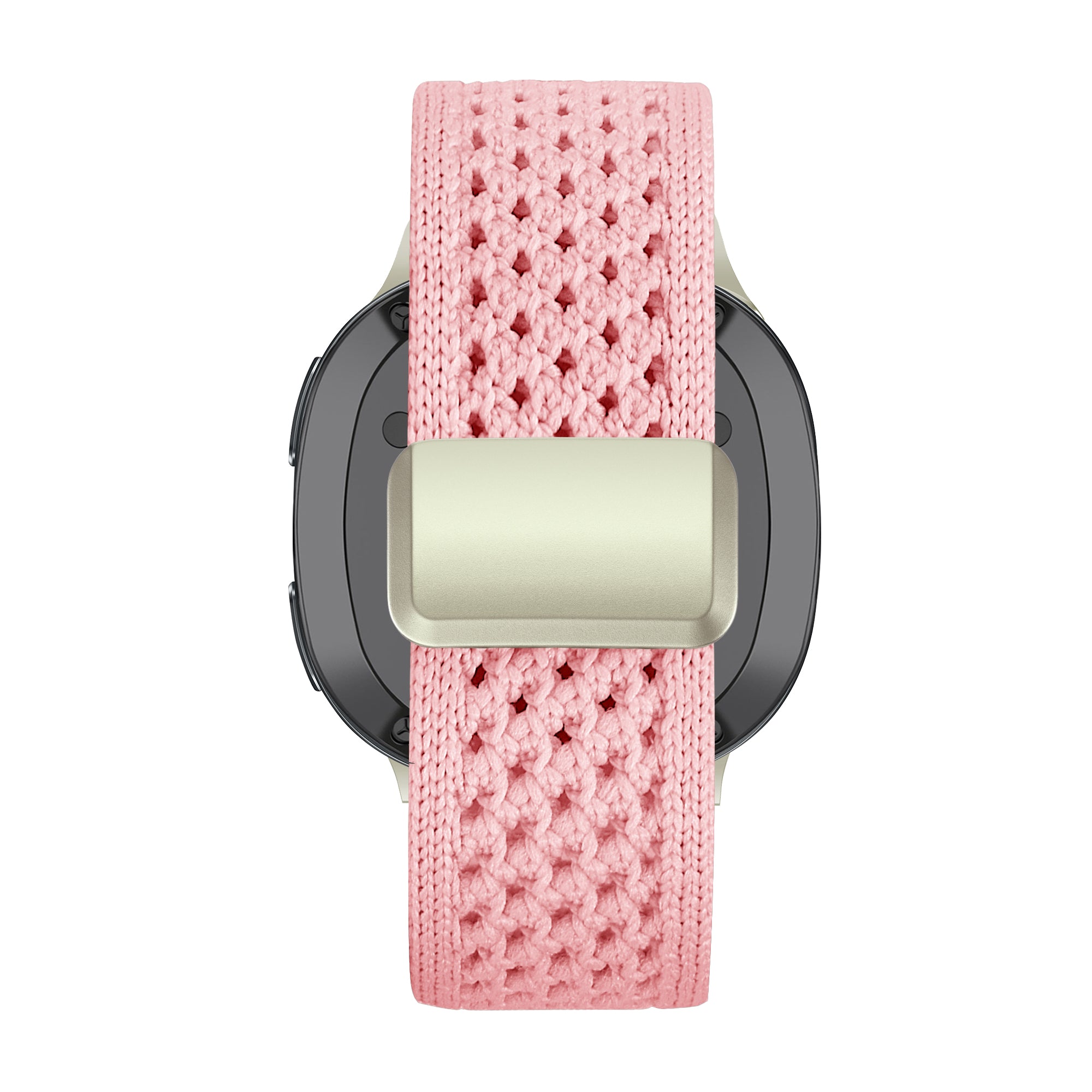 Bandz Samsung Galaxy Watch 8 - 44mm vintage nylon bandje (roze)
